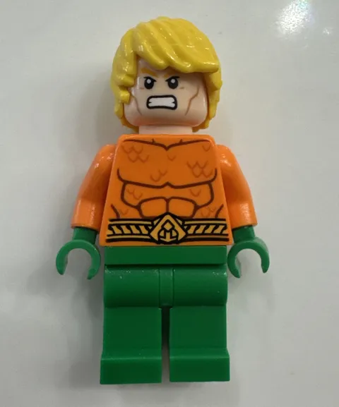 LEGO® Minifigure Super Heroes sh0050 Aquaman Yellow Tousled HairGreat Condition 