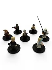 Custom Made Circle Minifigure Display Stands - Pack Of Seven