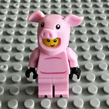 LEGO Minifigures Piggy Guy Pink Pig Costume Minifigure Plastic Figure