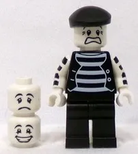 LEGO 8684 Minifigure Series 2 col025 Mime Minifigure