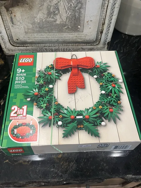 Pre-owned LEGO Set 40426 Seasonal Christmas Wreath 2-in-1
