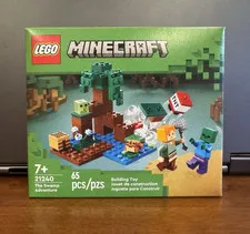 LEGO Minecraft 21240 The Swamp Adventure 65pc Complete Set Boxed 7+