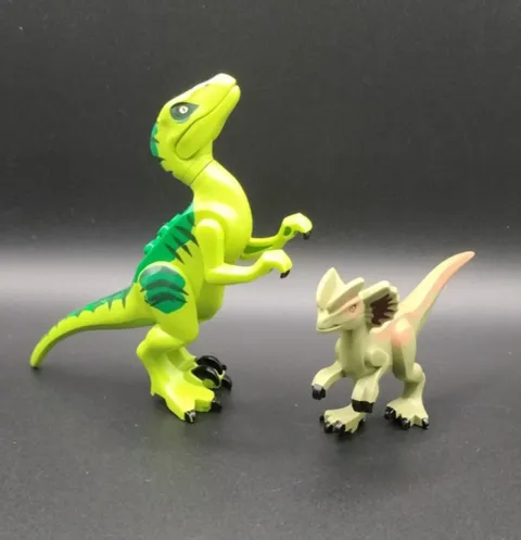 2 Lego Dinosaur Charlie Velociraptor 75920 Dilopha 75934 Mini Figure Lot O 53