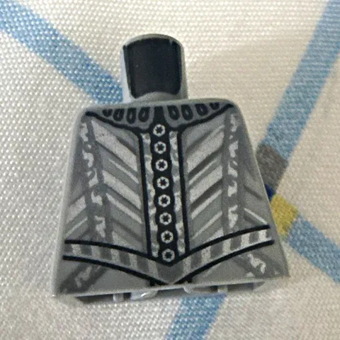 LEGO Minifigure Rare Harry Potter Gray/Black Jacket Plastic Body Part 1 Piece