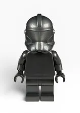 Official Lego Pearl Dark Gray Monochrome Prototype P2 Clone Trooper Minifigure