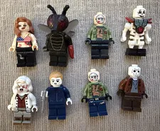 Horror Minifigure Lot Jason Michael Myers Fly Zombie Skeleton Halloween Figures