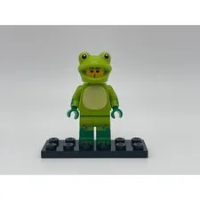 LEGO Series 25 Frog Costume Fan Minifigure col25-10 CMF Lime Green Frog Suit