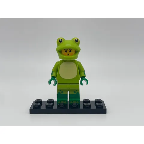 LEGO Series 25 Frog Costume Fan Minifigure col25-10 CMF Lime Green Frog Suit