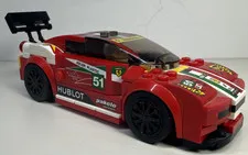 LEGO SPEED CHAMPIONS FERRARI 458 Italia GT2 75908 Mostly Complete