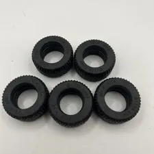 LEGO 58090 Tire 30.4 x 14 Solid Rubber Black x2 Genuine 5 Tire Only Replacement