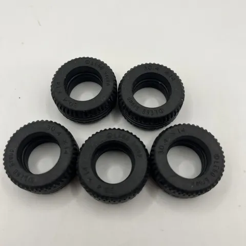 LEGO 58090 Tire 30.4 x 14 Solid Rubber Black x2 Genuine 5 Tire Only Replacement