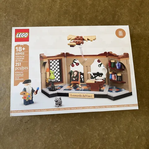 LEGO Set 40902 Tribute to Leonardo da Vinci Exclusive GWP New Unopened