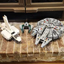 LEGO Star Wars UCS Millennium Falcon 75192 7541pc Complete Set 8 Minifigs