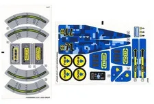 LEGO STICKER SHEETS 1+2 7066 EARTH DEFENSE HQ from set New & Genuine