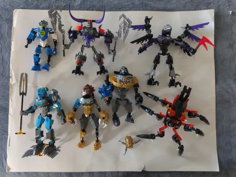LEGO Bionicle Lot Of 7 Incomplete Sets 70200 70202 70205 70786 70790 70793 2141
