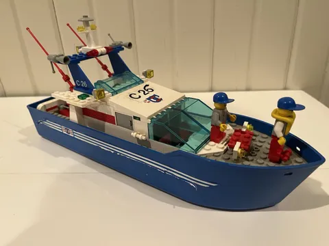 LEGO Boats: C26 Sea Cutter (4022) Incomplete with Instructions