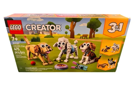 LEGO Creator 31137 Adorable Dogs 3-in-1 Building Blocks Construction Toy Set NEW