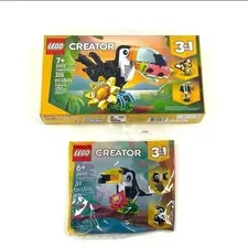 2 Sealed LEGO Creator Toucan Sets; 30688 Tropical Toucan, 31173 Tropical Toucan