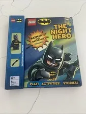 LEGO Batman: The Night Hero Book w/Minifigure DC Comics - NEW