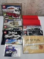 LEGO Instruction Manual Lot 12 Books Technic Creator Ferrari Porsche Emporium