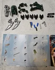 Lego Bionicle Defilak (8929) - Incomplete with Manual 