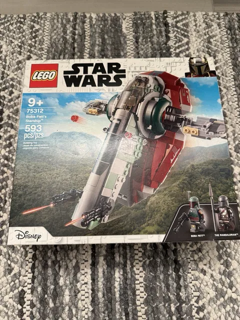 LEGO Star Wars 75312 Boba Fett's Starship Complete Set, 593 pcs Brick Separator