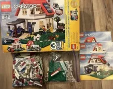 LEGO CREATOR: Hillside House 5771 Incomplete w/ Manuals Box Mini Fig