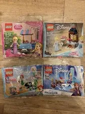 LEGO Disney Polybag Set 30116 Rapunzel 30551 Cinderella 30552 Ariel 30553 Elsa