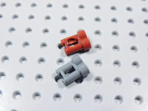 LEGO Lot of 2 Binoculars Accessory Minifig Dark Red Dark Bluish Gray BR