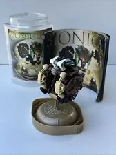 LEGO Bionicle Pahrak 8560 with canister and instructions missing the visor