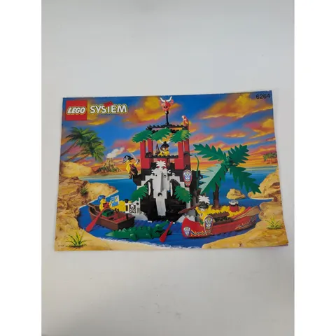 LEGO System 6264 Forbidden Island Instruction Manual 1994 Pirates Islanders
