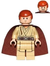 LEGO® Minifigure Star Wars sw0592 Obi-Wan Kenobi (Young Printed Legs)