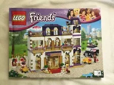 Manual ONLY- Lego Friends - Heartlake Grand Hotel 41101 - Discontinued