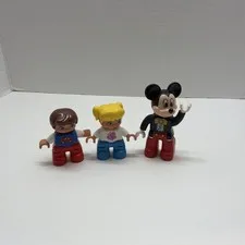 Lego Duplo People ~ Disney Mickey With Kids Lot Of 3