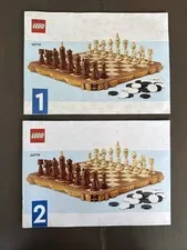 Lego Traditional Chess Set 40719 Instruction Manual No Bricks