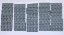 LEGO Part 3035 Plate 4x8, Lot of 35 plates in Dark Bluish Gray NEW