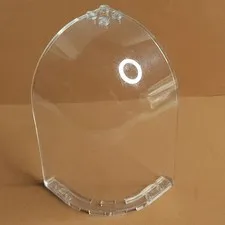 LEGO 6002 Panel 6 x 6 x 9 Corner Convex with Curved Top Trans Clear x1 Genuine