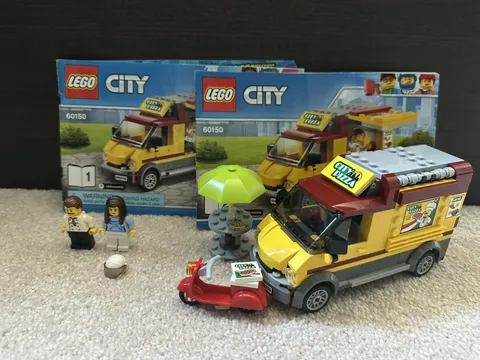 LEGO City Pizza Van 60150 Complete Set w/ instructions (Check Description)