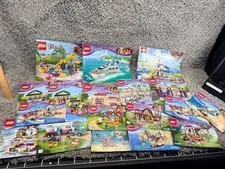 Lot of 17 LEGO Friends Instruction Manuals - Various Sets