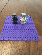 Lego Minecraft Safari Ranger + Wither Skeleton minifigures.