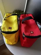 2 Lego Zip Up Storage Bags 9x10x6