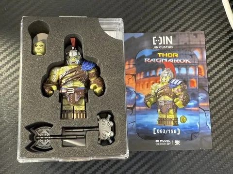 LEGO Marvel Superheroes Thor Ragnarok Hulk Custom Minifigure By Jin Customs