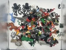 Lego Animals Lot Over 100 Animals And Animal Parts Parrots Rats Octopus Rare