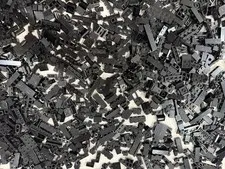 LEGO Black Specialty Pieces Bulk Lot 2lb 5oz Tiny Modified Parts Slopes Tiles MO