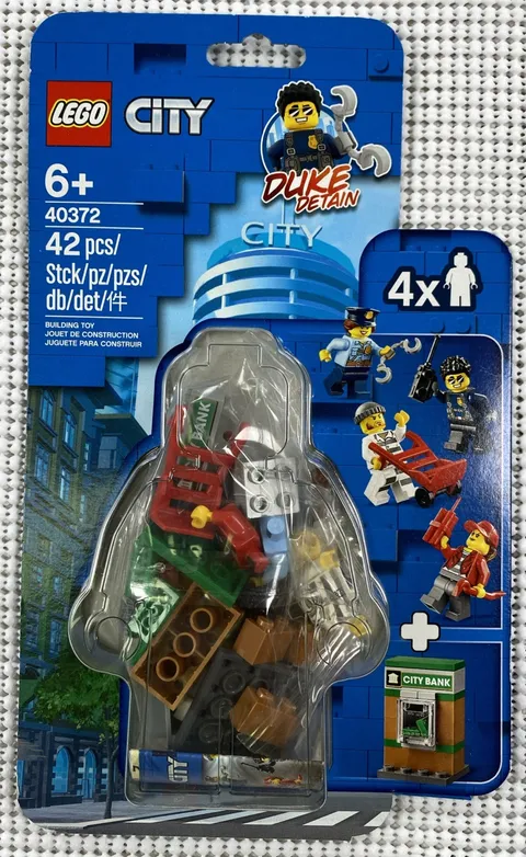 LEGO City Police Minifigure Accessory Set 40372 Duke Detain Brand New