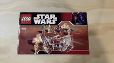 LEGO Star Wars Hailfire Droid & Spider Droid 7670 Instruction Booklet Only Lot 2