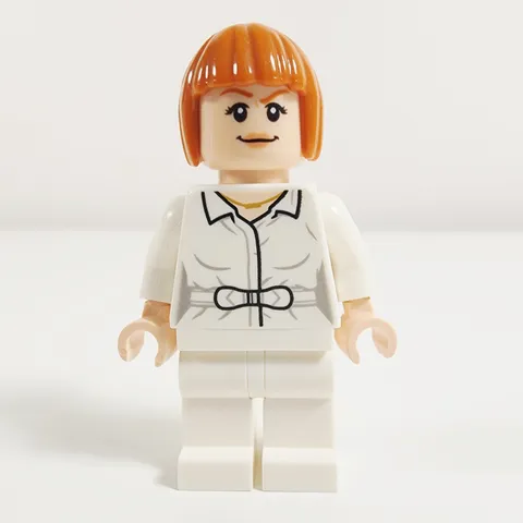 Lego Claire Dearing Minifigure White Shirt Closed Jurassic World 75941 jw062
