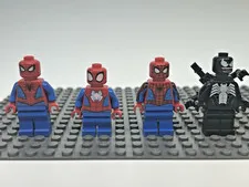 LEGO Marvel Minifigure - Spiderman / Venom Lot of 4