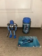 LEGO BIONICLE 8570 Toa Nuva Gali 100% Complete Set With Canister and Manual!