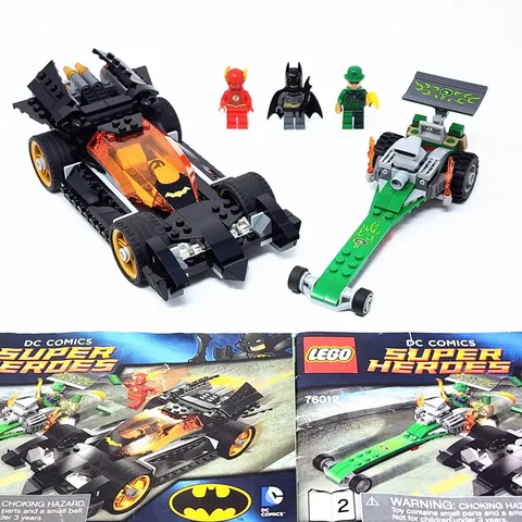 LEGO DC Comics Batman: The Riddler Chase 76012 COMPLETE w/ MINIFIGURES & MANUALS